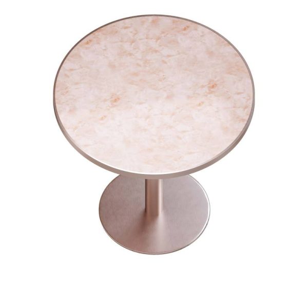 product-open-d5e9c34d7f7f4c67ac1d070c93fb02df-goods Round Modern Dinning Table 31. 5 Inches Bistro Table Tulip Table with Faux Marble Top, Easy Assemble, Sturdy Metal Frame Diameter