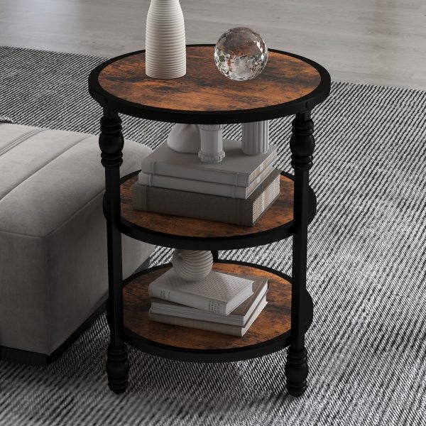product-open-d78e6675b9ef4594968e9c181718b0d2-goods High-quality Nightstand 10" Clear Acrylic Drink Table & Round Side Table, Modern End Table for Living Room, Bedroom, Office - 10" W X 21. 3" H, Durable, Scratch-Resistant Acrylic Furniture - Space-Saving Small C