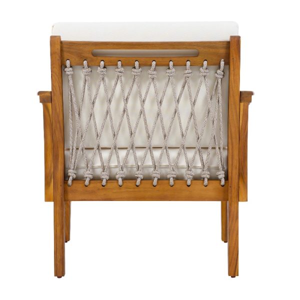 product-open-d969b0697e5a47389dac55be9122c53b-goods Outdoor Acacia Club Chair with Handwoven Rope, Teak End