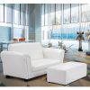 product-open-db4a7288c1034e22bb3a950bf7859e80-goods COSTWAY Sofa Set with Two Seats, Armrests, And Footstool, Certified for Safety