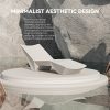 product-open-dc81a2980d28459590d08cc6b5321de1-goods Designer In-Pool Chaise Lounge Chair, Modern Ergonomic S-Shaped Pool Lounger, Heavy-Duty UV And Waterproof Outdoor Recliner with Sand-Fill Weight Box And Drainage System, for Poolside, Patio And Shallow Water