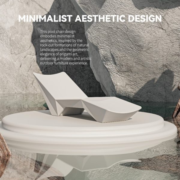 product-open-dc81a2980d28459590d08cc6b5321de1-goods Designer In-Pool Chaise Lounge Chair, Modern Ergonomic S-Shaped Pool Lounger, Heavy-Duty UV And Waterproof Outdoor Recliner with Sand-Fill Weight Box And Drainage System, for Poolside, Patio And Shallow Water