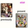 Extra Large Transparent Sofa - Holds 200 Dolls, Heavy-Duty PVC Folding Storage Chair with Space-Saving Modular Design for Doll Photography, Collectors, Home/Office/Camping/Beach Use - Easy-to-Clean Lightweight Furniture, Collector's Edition Durable Plastic Outdoor Seat, Sturdy Structure, Versatile Home Organizer