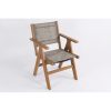product-open-de1034c16f0048158bc56f0b626d7712-goods Teak-Colored Lounge Chair Ideal for Year-Round Use: This Outdoor Lounge Chair Is Constructed from Durable HIPS Material And Features 304 Stainless Steel Additions