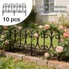 4/10pcs Pack, Decorating Garden Fences And Borders, Heavy-Duty Plastic Outdoor Landscape Grids with End, Suitable for Outside Courtyards, Yards, Flower Beds, Etc., Easy to Install Fence Boards for Animal Barriers, Courtyard Decoration