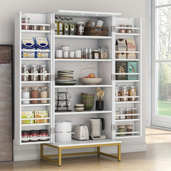 product-open-e45b98631d5348e78ae82b50e72f56c6-goods 51" Office Cabinet with Adjustable Shelves, Office Organization Storage Cabinet, Large Office Storage Cabinet, Garage Storage Cabinet File Cabinet Printer Stand with Storage Shelves, Kitchen Pantry Cabinet, Tool Cabinet for Office, Home, Garage