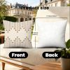 product-open-e61f0f1a2e8f4ea5b71ac06e37819d96-goods 18x18 Inches Outdoor Patio Throw Pillow Cover, Delicate Vertical Striped Small Brown Motif Decorative Pillow Case, Great Spring Season Accent for Gardening, Perfect Housewarming & Holiday Gift for Family & Friend