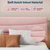 2026 Soft Bed with 2 Bed Rails, Premium Soft Padded Bed Frame with Stitched Detailing for Modern Bedroom, Ideal for Home Room Decor