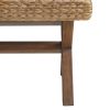 product-open-ef9cfb769c6e47e485b4874e05e9f9e6-goods Lightweight and Durable Outdoor Bench for Patio or Garden - Rustic Brown - Easy Assembly Weather-Resistant Design 60-Inch Length, Easy to Assemble