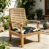 product-open-efedae3f3a3f4205a55e15b72ea062a5-goods 1pc Peony And Crane Pattern Courtyard Chair Seat Cushion, Indoor And Outdoor Seat Cushions, Back Cushions, Size 19.7*17.7*1.57inch, Suitable for Garden Chairs, Office Chairs And Floor Seats. Soft And Comfortable