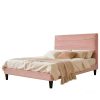 2026 Soft Bed with 2 Bed Rails, Premium Soft Padded Bed Frame with Stitched Detailing for Modern Bedroom, Ideal for Home Room Decor