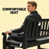 product-open-f477fa4a425a469aa67a09609a58fc24-goods Lawn Curved Bench Park Bench 2-Person Porch Bench Outdoor Bench Lawn Curved Seat