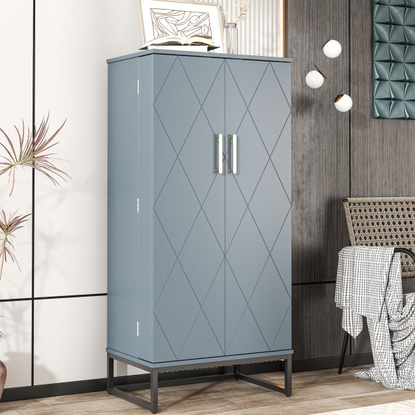 product-open-f570876a8d844387a53d62e65ef48907-goods 51" Office Cabinet with Adjustable Shelves, Office Organization Storage Cabinet, Large Office Storage Cabinet, Garage Storage Cabinet File Cabinet Printer Stand with Storage Shelves, Kitchen Pantry Cabinet, Tool Cabinet for Office, Home, Garage