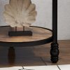product-open-f7f58b40dcd64f0892de8f3450f3e7fb-goods High-quality Nightstand 10" Clear Acrylic Drink Table & Round Side Table, Modern End Table for Living Room, Bedroom, Office - 10" W X 21. 3" H, Durable, Scratch-Resistant Acrylic Furniture - Space-Saving Small C