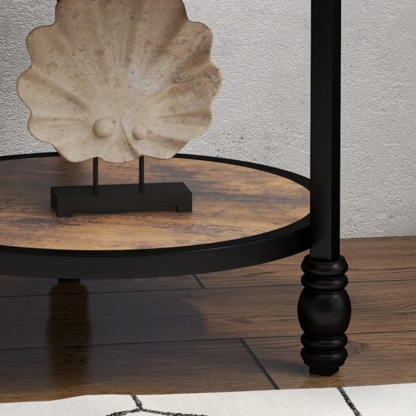 product-open-f7f58b40dcd64f0892de8f3450f3e7fb-goods High-quality Nightstand 10" Clear Acrylic Drink Table & Round Side Table, Modern End Table for Living Room, Bedroom, Office - 10" W X 21. 3" H, Durable, Scratch-Resistant Acrylic Furniture - Space-Saving Small C