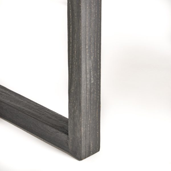 product-open-f869f456c7d4433390cbf85ab5f8acf7-goods 69 Inch Sandblast Dark Gray Finish Acacia Wood Outdoor Dining Table Modern Weather Resistant Patio Furniture for Garden Backyard Balcony Courtyard Family Gatherings Housewarming Holiday Gift