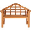 product-open-f86af47a94ad4c8293d01bd9bcdbdaf9-goods PETSITE Patiojoy 49" Garden Folding Bench Eucalyptus Wood Backrest Armrest Patio Outdoor