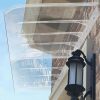 product-open-fd809e0f6c6a4235b0cc01ff6a955bf3-goods 1x Durable Transparent Plastic Front Door Canopy- Transparent, Waterproof Roof Window Sunshade Cover, Outdoor Balcony and Entrance Invisible Snow and Rain Protection, Easy to Install