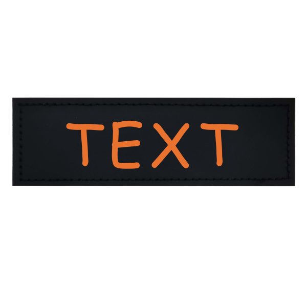 [Custom] 2pcs/Lot Multi-Color Font Pet Harness Patch Paw Print Crown Heart Bone Bow Flower Icon Custom Name 9 Colors Available Lead Additions Dog Chest Harness Additions Outing Supplies