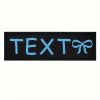 [Custom] 2pcs/Lot Multi-Color Font Pet Harness Patch Paw Print Crown Heart Bone Bow Flower Icon Custom Name 9 Colors Available Lead Additions Dog Chest Harness Additions Outing Supplies