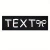 [Custom] 2pcs/Lot Multi-Color Font Pet Harness Patch Paw Print Crown Heart Bone Bow Flower Icon Custom Name 9 Colors Available Lead Additions Dog Chest Harness Additions Outing Supplies
