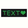 [Custom] 2pcs/Lot Multi-Color Font Pet Harness Patch Paw Print Crown Heart Bone Bow Flower Icon Custom Name 9 Colors Available Lead Additions Dog Chest Harness Additions Outing Supplies