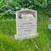 product-Fancyalgo-VirtualModelMatting-1f595843d0ed7d7bea3e9aeeca14c52f Personalized Upright Pet Headstone For Cat - Resin Cat Memorial Stone Figurine - Cat Garden Stone Pet Gravestone For Cat Outdoors - For Cat Lovers - Commemorate Your Beloved Feline - Perfect Gift for Pet Owners