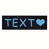 [Custom] 2pcs/Lot Multi-Color Font Pet Harness Patch Paw Print Crown Heart Bone Bow Flower Icon Custom Name 9 Colors Available Lead Additions Dog Chest Harness Additions Outing Supplies