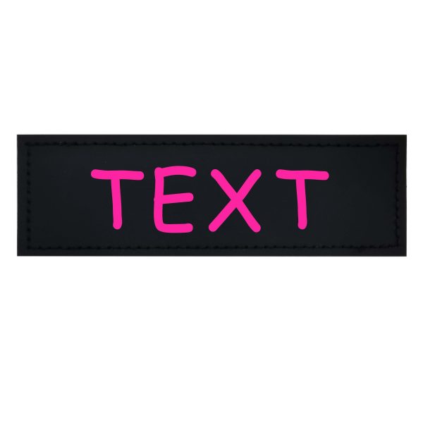[Custom] 2pcs/Lot Multi-Color Font Pet Harness Patch Paw Print Crown Heart Bone Bow Flower Icon Custom Name 9 Colors Available Lead Additions Dog Chest Harness Additions Outing Supplies