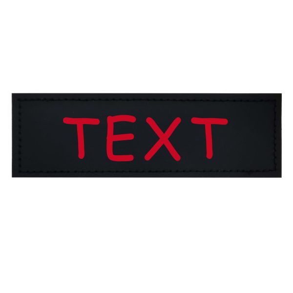 [Custom] 2pcs/Lot Multi-Color Font Pet Harness Patch Paw Print Crown Heart Bone Bow Flower Icon Custom Name 9 Colors Available Lead Additions Dog Chest Harness Additions Outing Supplies