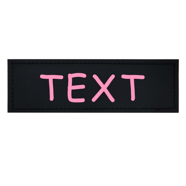 [Custom] 2pcs/Lot Multi-Color Font Pet Harness Patch Paw Print Crown Heart Bone Bow Flower Icon Custom Name 9 Colors Available Lead Additions Dog Chest Harness Additions Outing Supplies