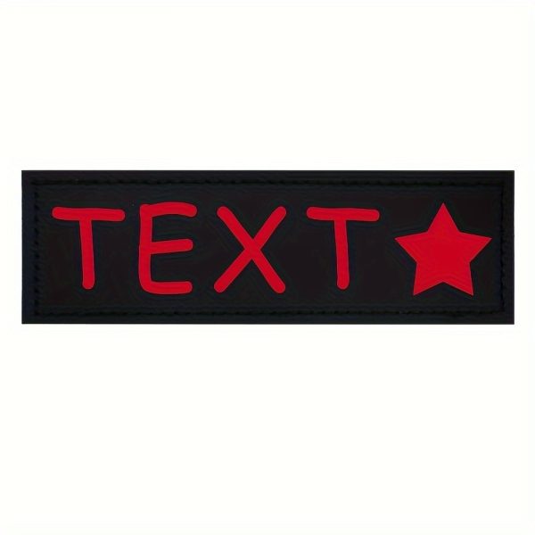 [Custom] 2pcs/Lot Multi-Color Font Pet Harness Patch Paw Print Crown Heart Bone Bow Flower Icon Custom Name 9 Colors Available Lead Additions Dog Chest Harness Additions Outing Supplies