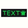 [Custom] 2pcs/Lot Multi-Color Font Pet Harness Patch Paw Print Crown Heart Bone Bow Flower Icon Custom Name 9 Colors Available Lead Additions Dog Chest Harness Additions Outing Supplies