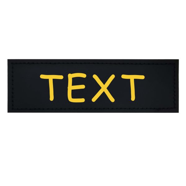[Custom] 2pcs/Lot Multi-Color Font Pet Harness Patch Paw Print Crown Heart Bone Bow Flower Icon Custom Name 9 Colors Available Lead Additions Dog Chest Harness Additions Outing Supplies