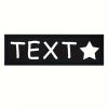 [Custom] 2pcs/Lot Multi-Color Font Pet Harness Patch Paw Print Crown Heart Bone Bow Flower Icon Custom Name 9 Colors Available Lead Additions Dog Chest Harness Additions Outing Supplies
