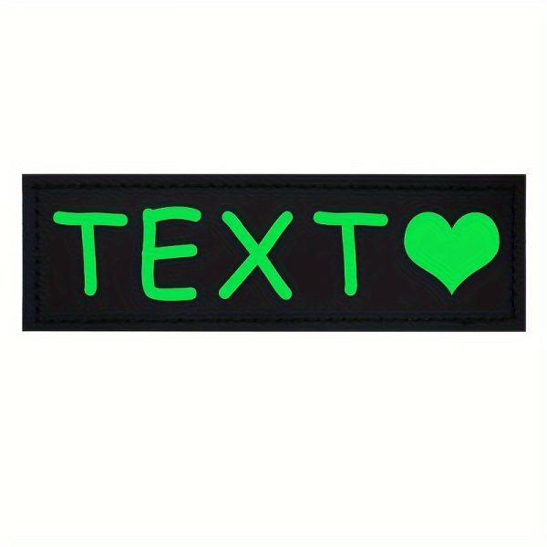 [Custom] 2pcs/Lot Multi-Color Font Pet Harness Patch Paw Print Crown Heart Bone Bow Flower Icon Custom Name 9 Colors Available Lead Additions Dog Chest Harness Additions Outing Supplies