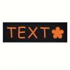 [Custom] 2pcs/Lot Multi-Color Font Pet Harness Patch Paw Print Crown Heart Bone Bow Flower Icon Custom Name 9 Colors Available Lead Additions Dog Chest Harness Additions Outing Supplies