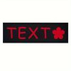[Custom] 2pcs/Lot Multi-Color Font Pet Harness Patch Paw Print Crown Heart Bone Bow Flower Icon Custom Name 9 Colors Available Lead Additions Dog Chest Harness Additions Outing Supplies