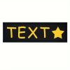 [Custom] 2pcs/Lot Multi-Color Font Pet Harness Patch Paw Print Crown Heart Bone Bow Flower Icon Custom Name 9 Colors Available Lead Additions Dog Chest Harness Additions Outing Supplies
