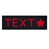 [Custom] 2pcs/Lot Multi-Color Font Pet Harness Patch Paw Print Crown Heart Bone Bow Flower Icon Custom Name 9 Colors Available Lead Additions Dog Chest Harness Additions Outing Supplies
