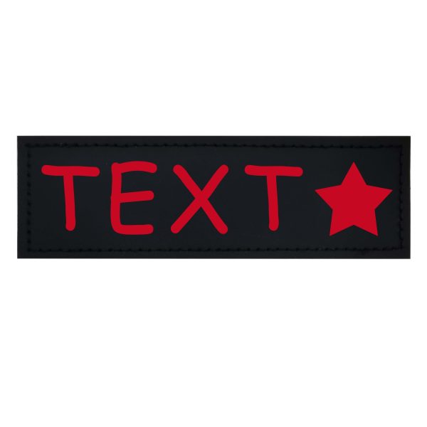 [Custom] 2pcs/Lot Multi-Color Font Pet Harness Patch Paw Print Crown Heart Bone Bow Flower Icon Custom Name 9 Colors Available Lead Additions Dog Chest Harness Additions Outing Supplies
