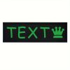 [Custom] 2pcs/Lot Multi-Color Font Pet Harness Patch Paw Print Crown Heart Bone Bow Flower Icon Custom Name 9 Colors Available Lead Additions Dog Chest Harness Additions Outing Supplies