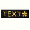[Custom] 2pcs/Lot Multi-Color Font Pet Harness Patch Paw Print Crown Heart Bone Bow Flower Icon Custom Name 9 Colors Available Lead Additions Dog Chest Harness Additions Outing Supplies