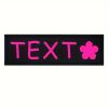 [Custom] 2pcs/Lot Multi-Color Font Pet Harness Patch Paw Print Crown Heart Bone Bow Flower Icon Custom Name 9 Colors Available Lead Additions Dog Chest Harness Additions Outing Supplies