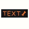 [Custom] 2pcs/Lot Multi-Color Font Pet Harness Patch Paw Print Crown Heart Bone Bow Flower Icon Custom Name 9 Colors Available Lead Additions Dog Chest Harness Additions Outing Supplies
