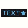 [Custom] 2pcs/Lot Multi-Color Font Pet Harness Patch Paw Print Crown Heart Bone Bow Flower Icon Custom Name 9 Colors Available Lead Additions Dog Chest Harness Additions Outing Supplies