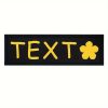 [Custom] 2pcs/Lot Multi-Color Font Pet Harness Patch Paw Print Crown Heart Bone Bow Flower Icon Custom Name 9 Colors Available Lead Additions Dog Chest Harness Additions Outing Supplies