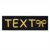 [Custom] 2pcs/Lot Multi-Color Font Pet Harness Patch Paw Print Crown Heart Bone Bow Flower Icon Custom Name 9 Colors Available Lead Additions Dog Chest Harness Additions Outing Supplies