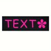 [Custom] 2pcs/Lot Multi-Color Font Pet Harness Patch Paw Print Crown Heart Bone Bow Flower Icon Custom Name 9 Colors Available Lead Additions Dog Chest Harness Additions Outing Supplies