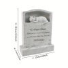 product-Fancyalgo-VirtualModelMatting-fa8f8cbdae60921d95993d698317690b Personalized Upright Pet Headstone For Cat - Resin Cat Memorial Stone Figurine - Cat Garden Stone Pet Gravestone For Cat Outdoors - For Cat Lovers - Commemorate Your Beloved Feline - Perfect Gift for Pet Owners